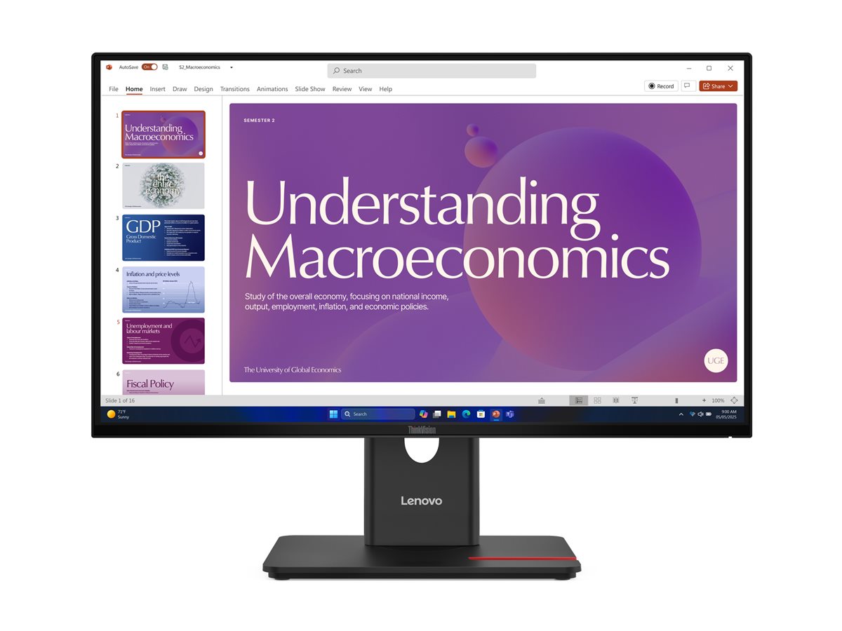Lenovo ThinkVision T24D-40 24 inch WUXGA Monitor