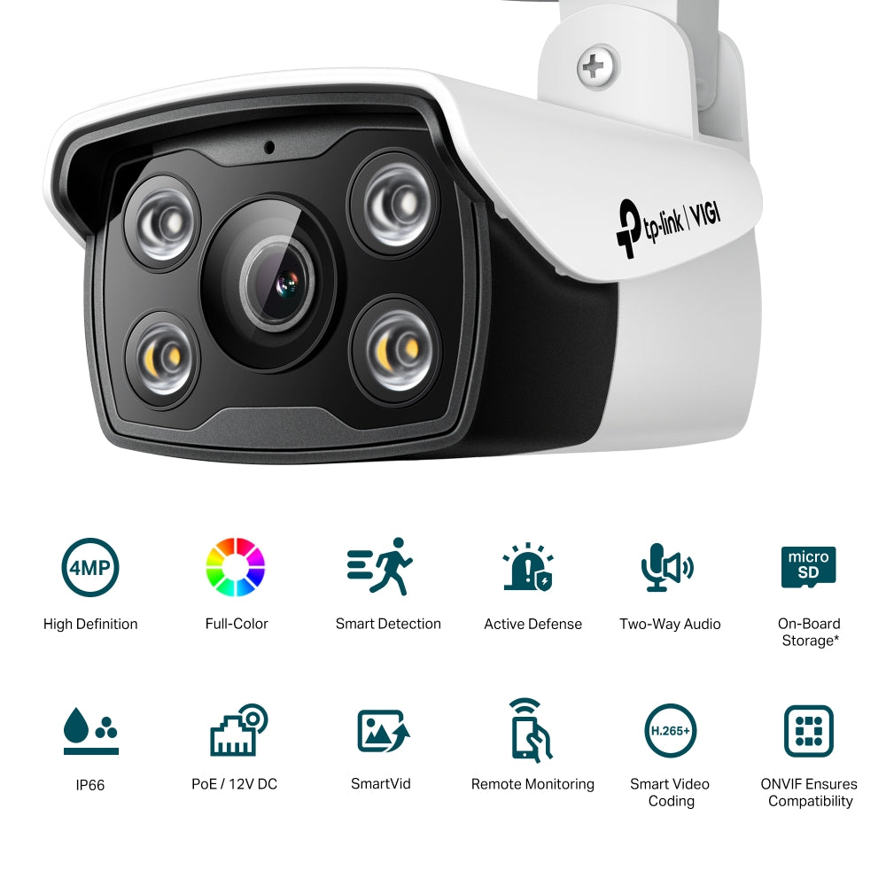 TP-Link VIGI C340 4MP outdoor full-colour bullet camera โ view 2