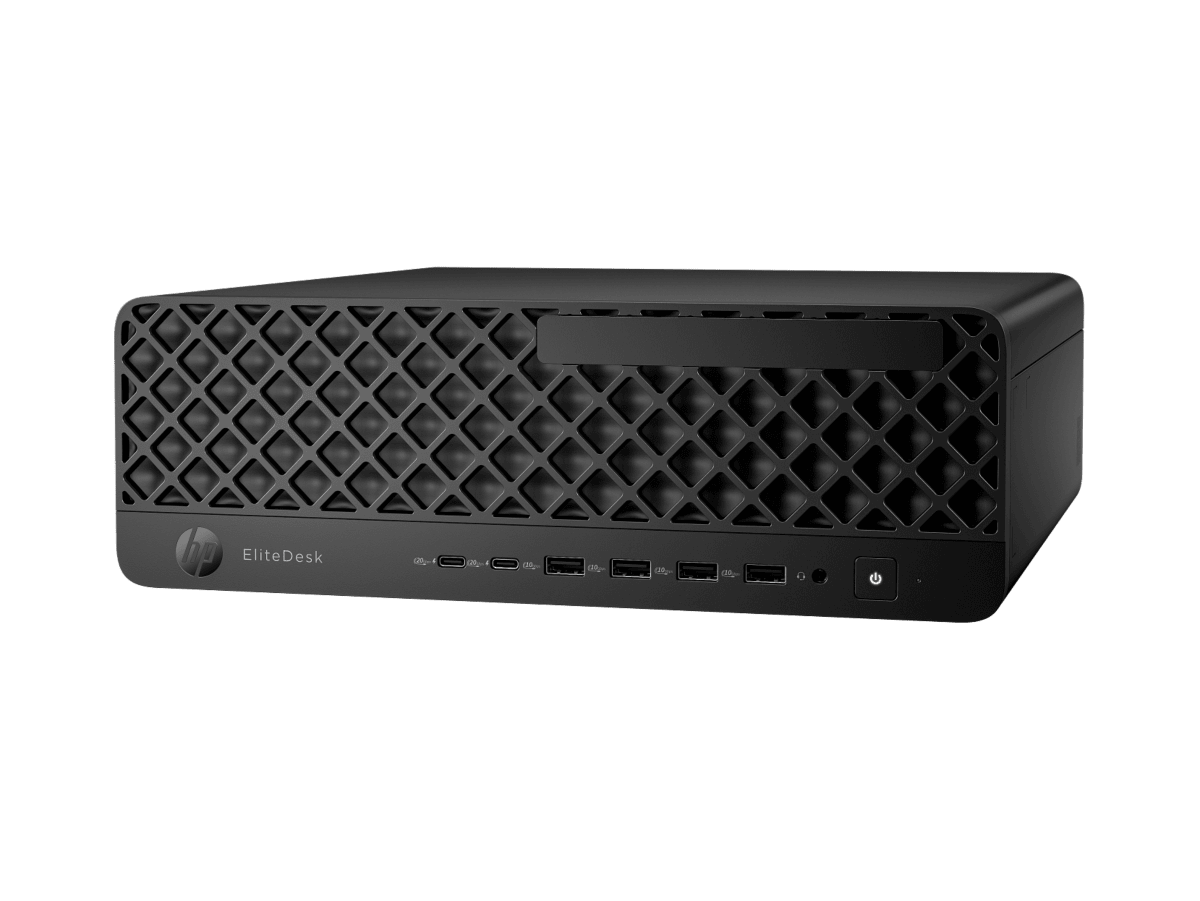 HP EliteDesk 8 SFF G1i – front left angle