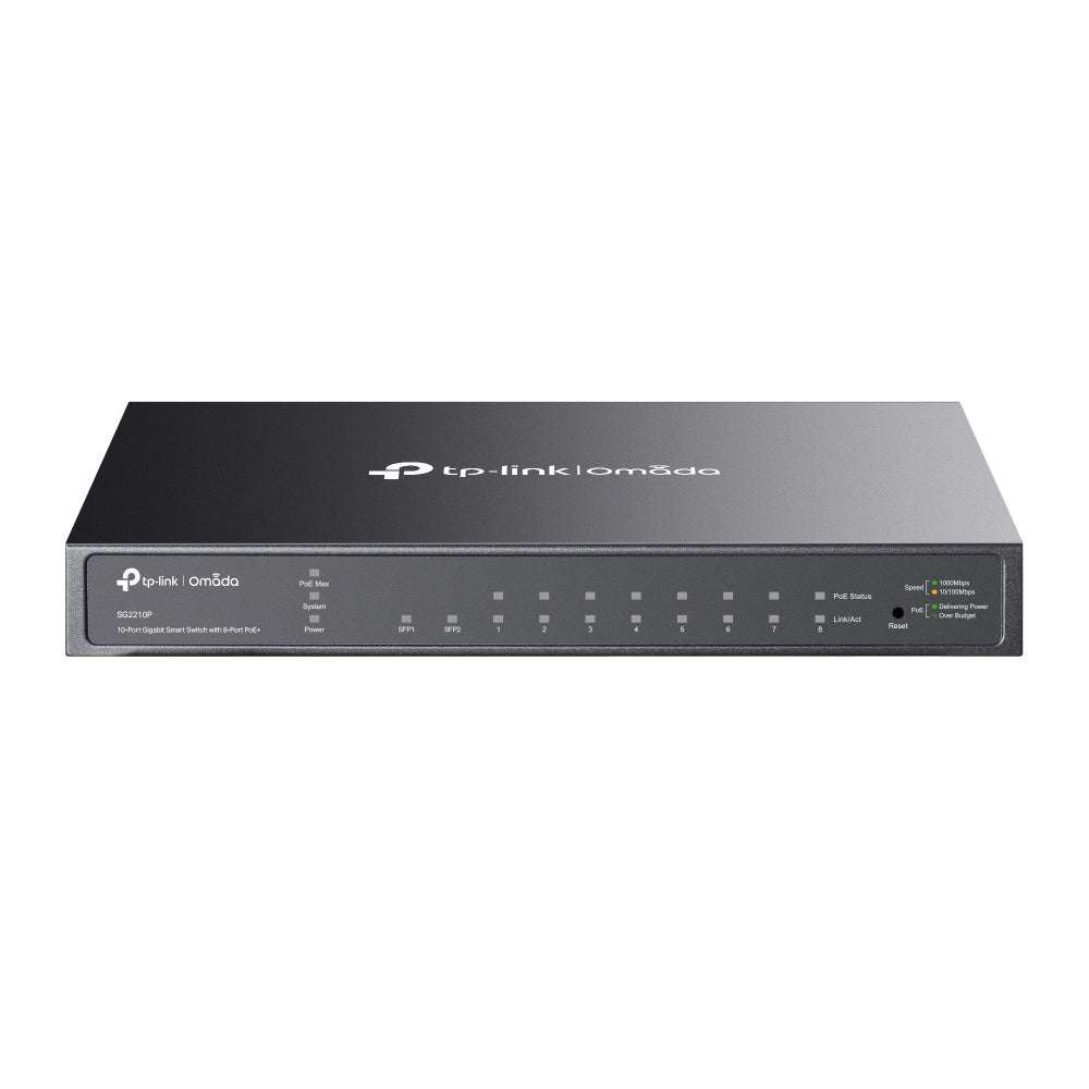 TP-Link SG2210P Omada 8-Port Gigabit Smart PoE+ Switch