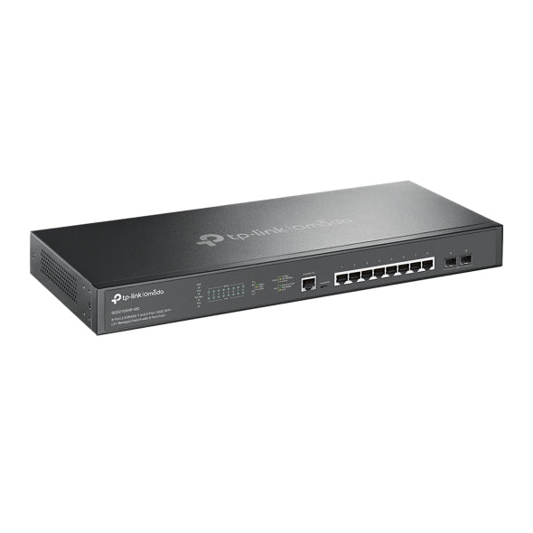 TP-Link Omada SG3210XHP-M2 – front angle view