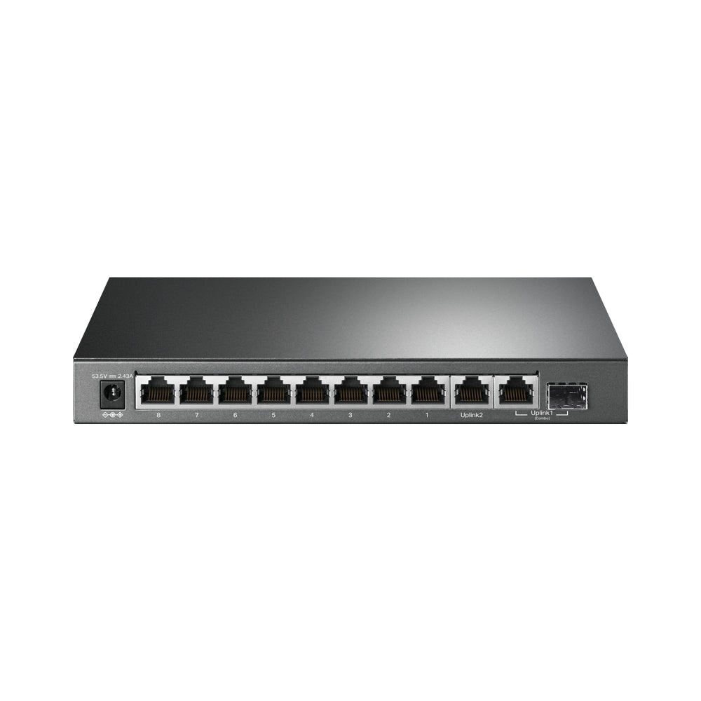 TP-Link TL-SG1210MP – front view (straight on)