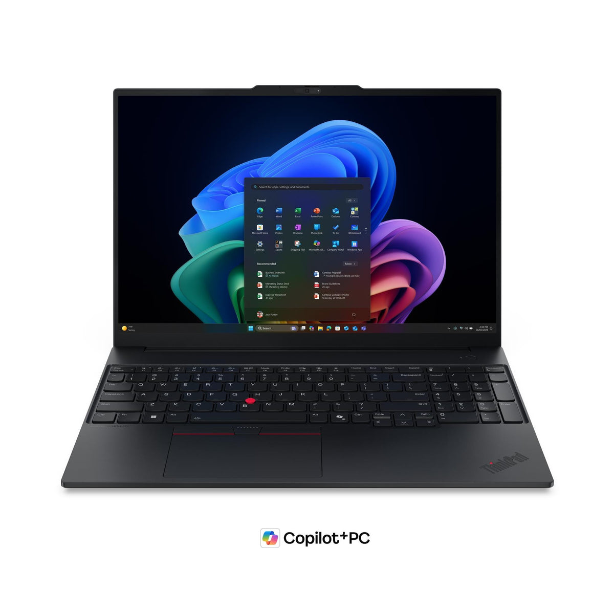 Lenovo ThinkPad E16 Gen 4 – front view