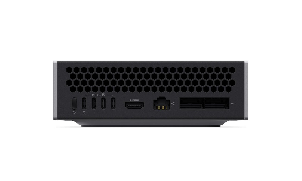 Lenovo ThinkStation PGX – rear view