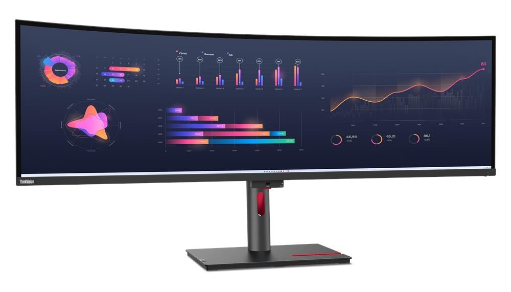 Lenovo ThinkVision P49w-30 – angle view