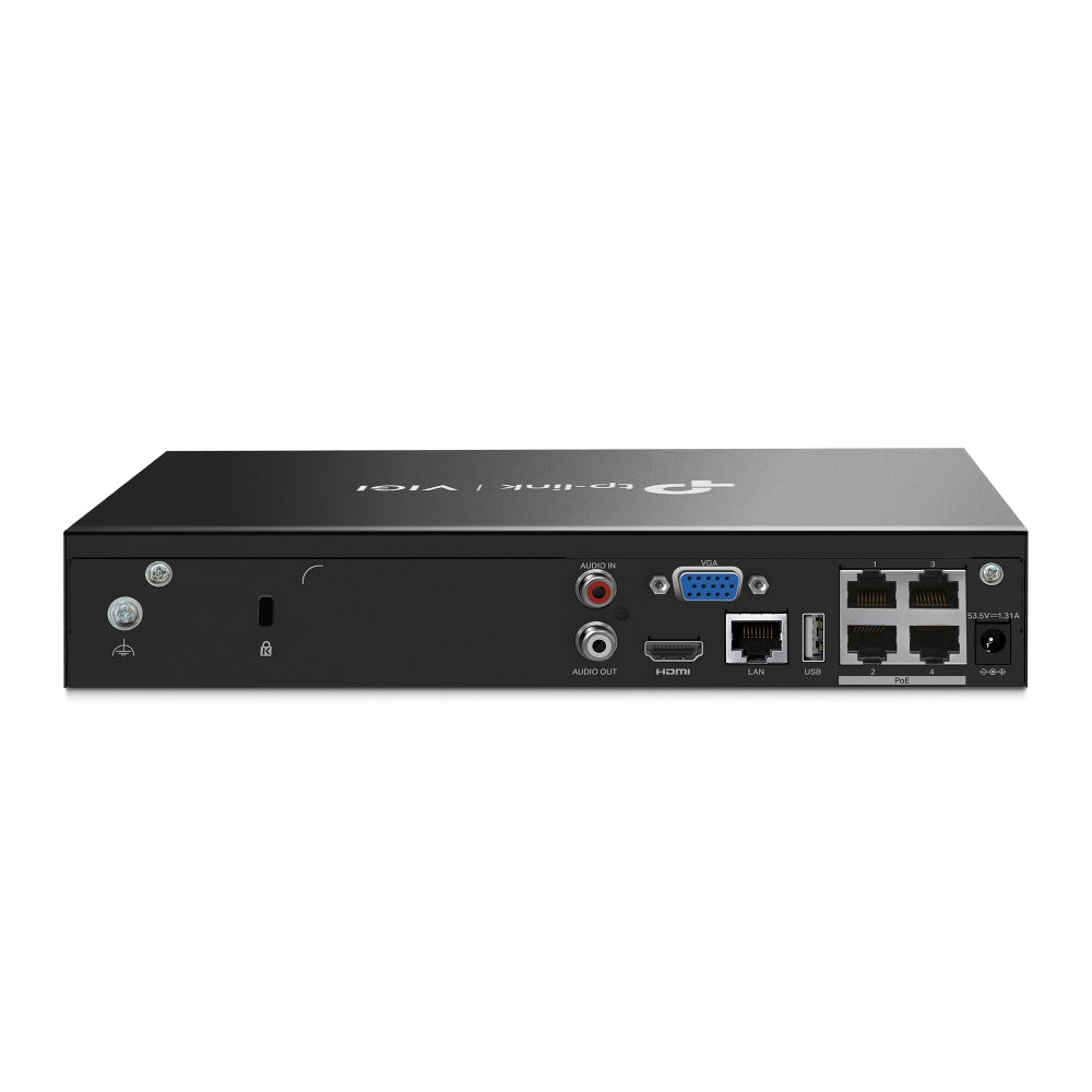 TP-Link VIGI NVR1004H-4P – rear ports