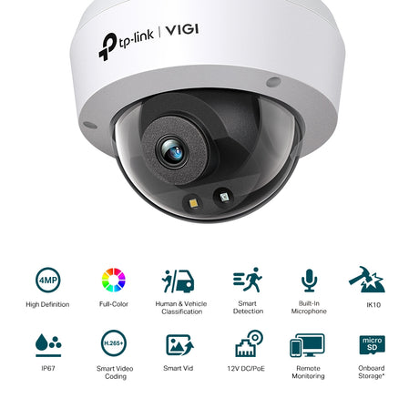 TP-Link VIGI C240 4MP full-colour dome camera – view 2