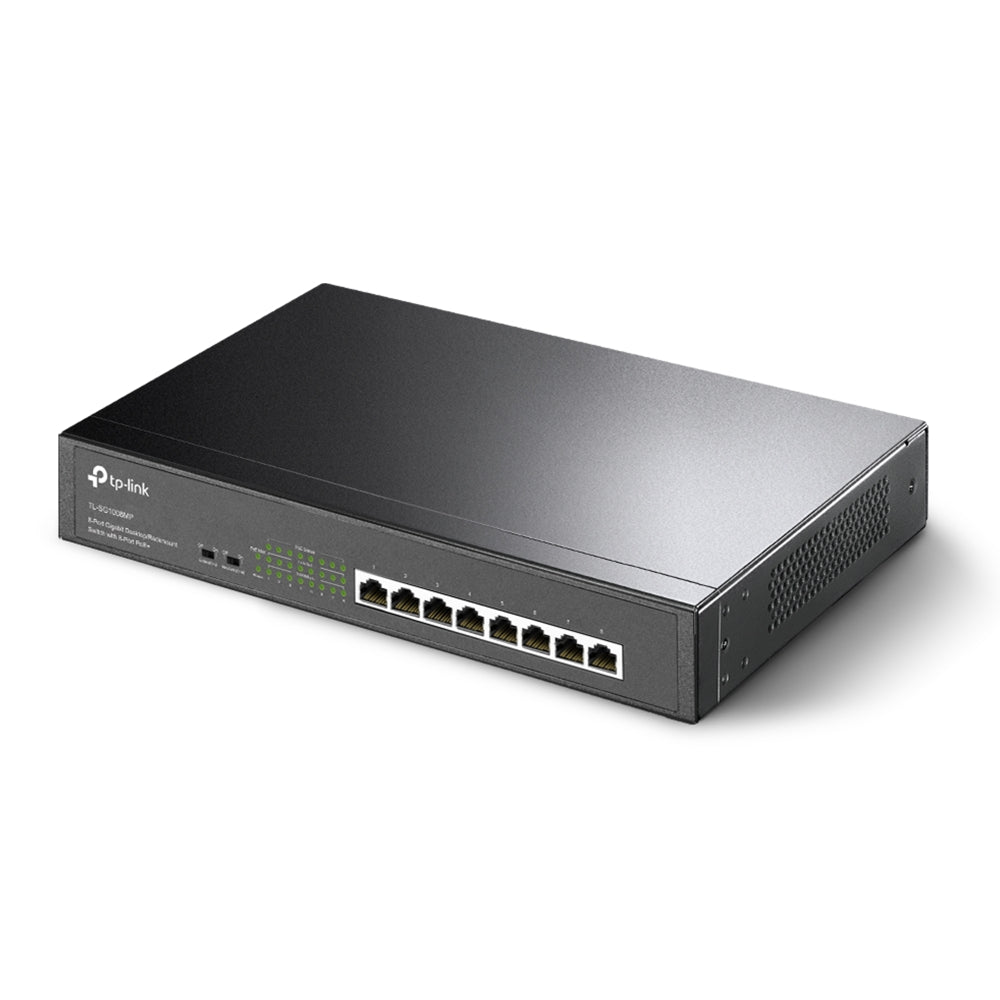 TP-Link TL-SG1008MP – angle view