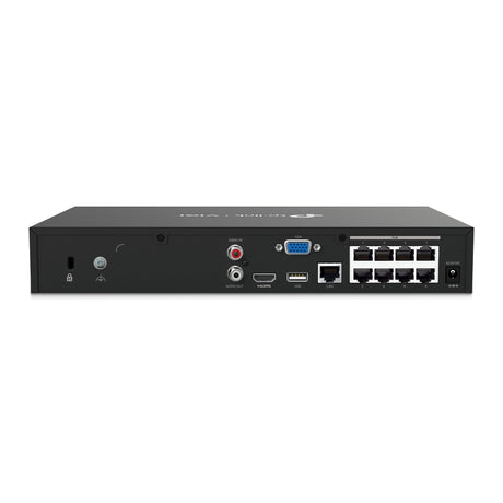TP-Link VIGI NVR1008H-8MP – rear PoE ports