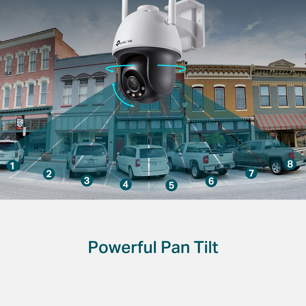 TP-Link VIGI C540-W 4MP Wi-Fi pan/tilt camera – view 3