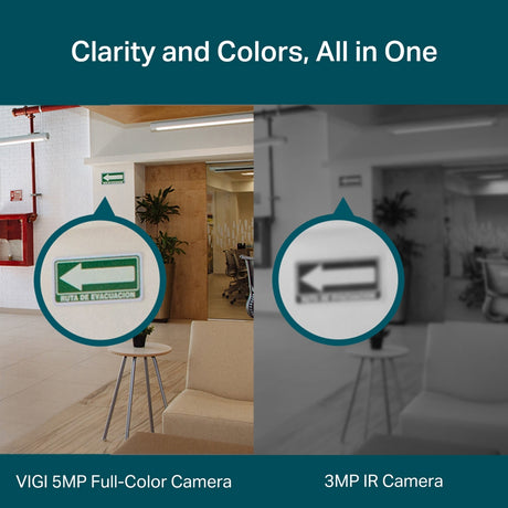 TP-Link VIGI C450 5MP full-colour turret camera – view 4