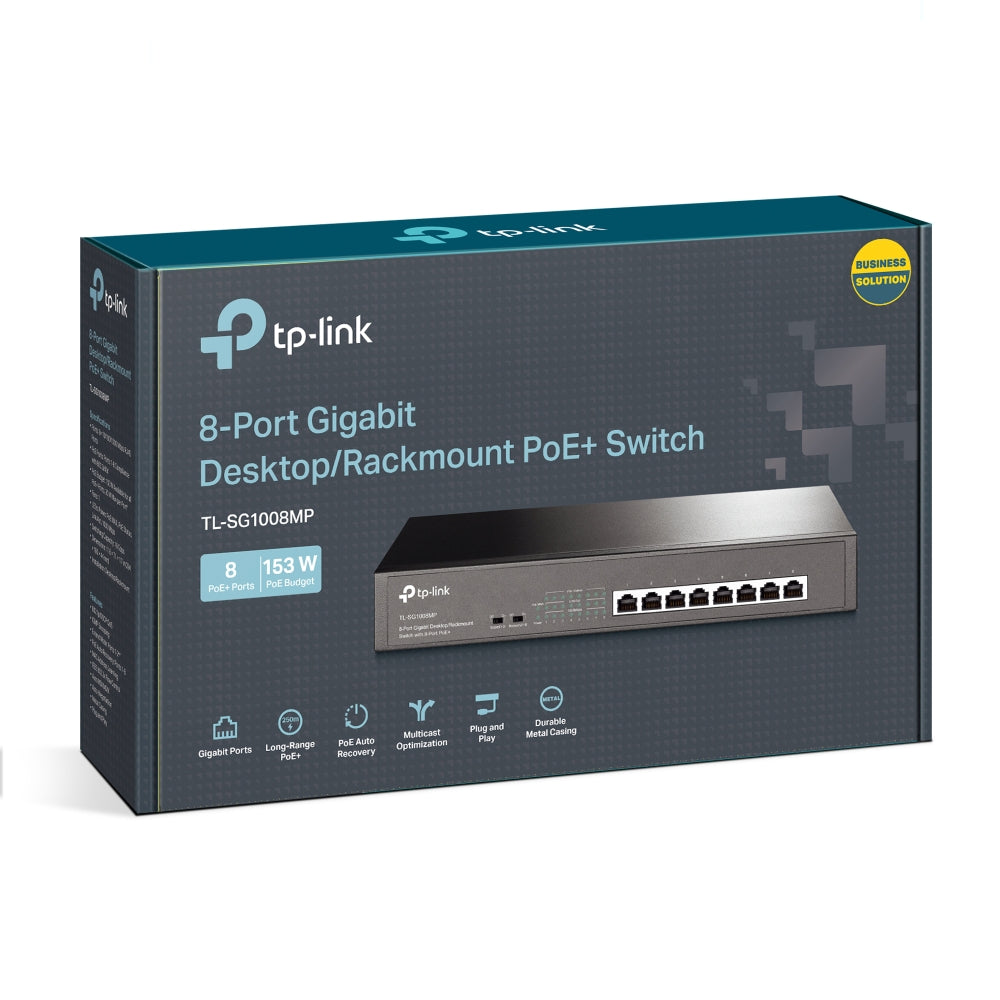 TP-Link TL-SG1008MP – retail packaging