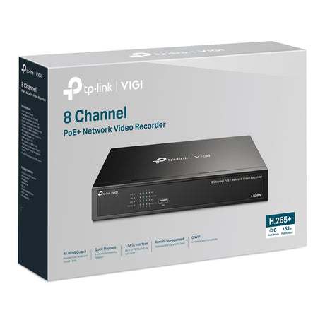TP-Link VIGI NVR1008H-8P – retail packaging