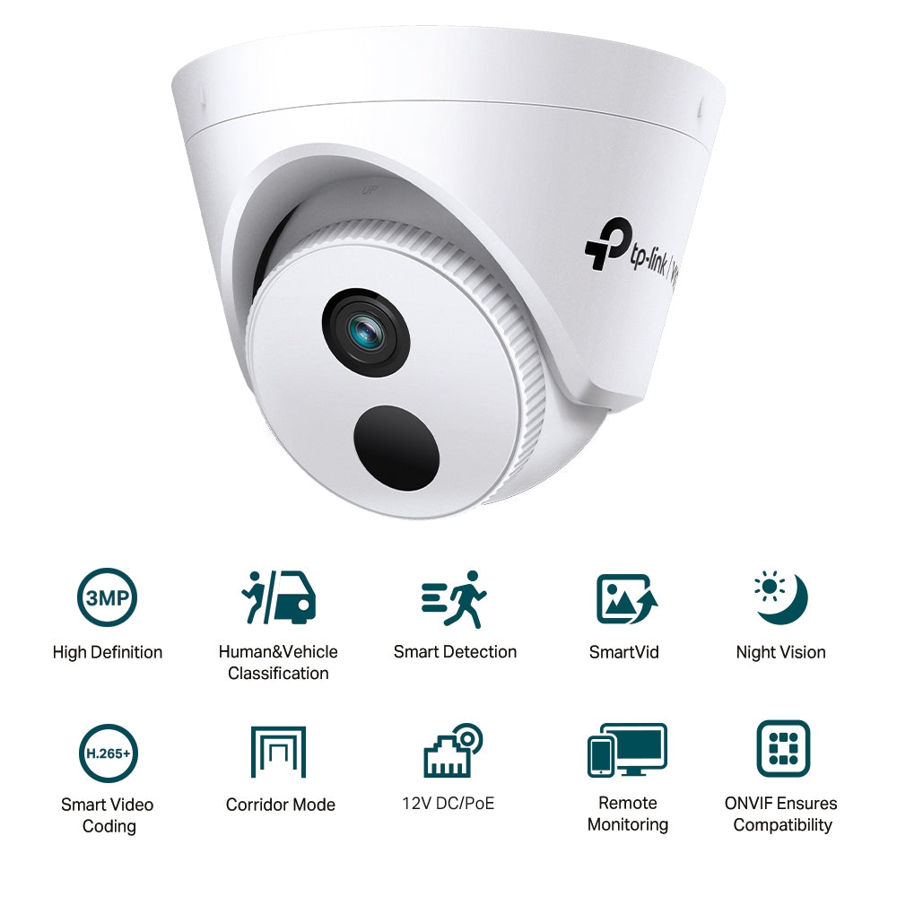 TP-Link VIGI C430I 3MP turret camera – view 2