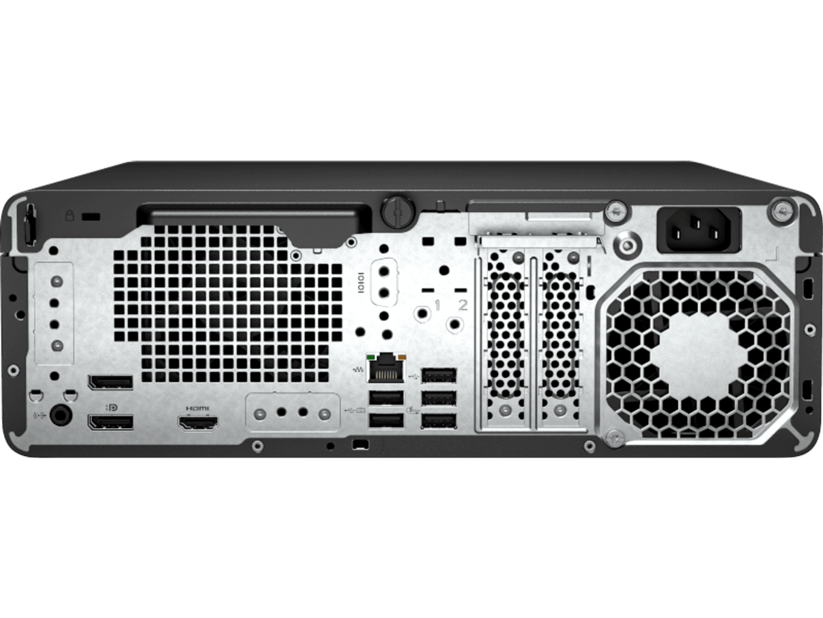 HP EliteDesk 8 SFF G1i – rear view