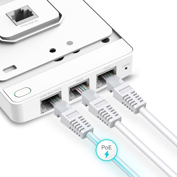 TP-Link Omada EAP615-Wall | AX1800 Wall-Plate WiFi 6 Access Point