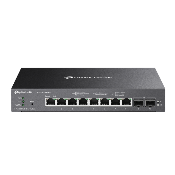 TP-Link SG2210XMP-M2 Omada 8-Port 2.5G Smart PoE+ Switch