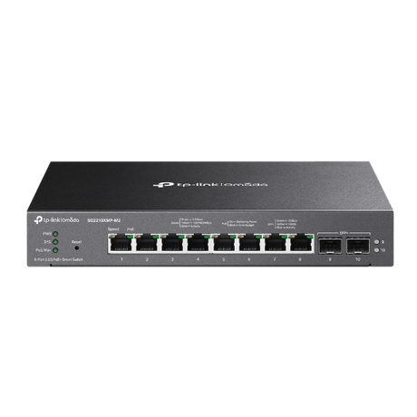 TP-Link SG2210XMP-M2 Omada 8-Port 2.5G Smart PoE+ Switch