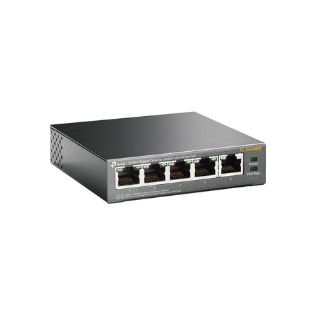 TP-Link TL-SG1005P – left angle view