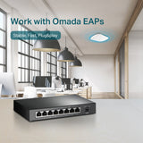 TP-Link TL-SG1008P – powering Omada access points
