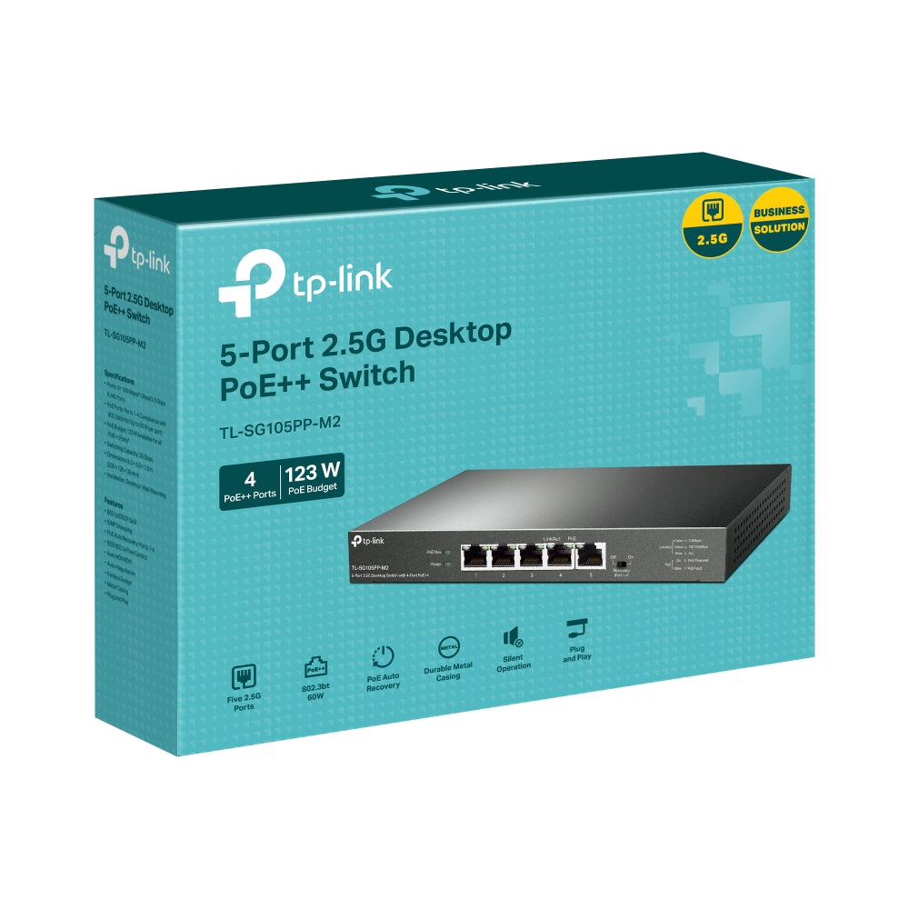 TP-Link TL-SG105PP-M2 – retail packaging