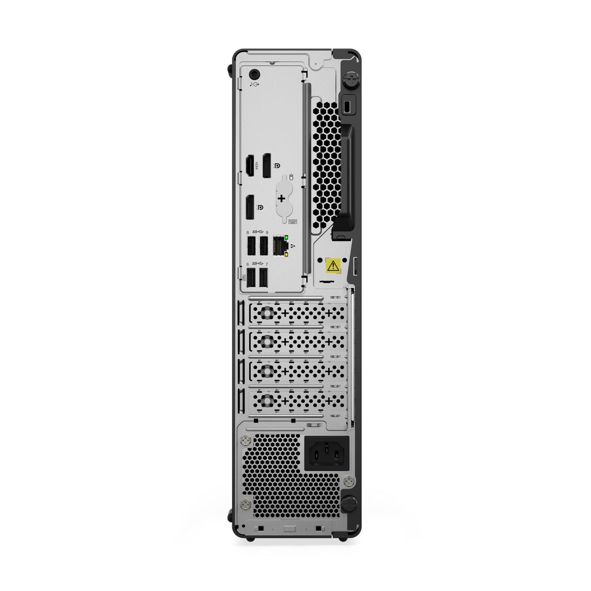 Lenovo ThinkCentre M70s Gen 6 – rear view