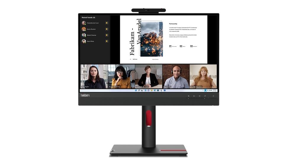 Lenovo ThinkCentre Tiny-In-One 22 Gen 5 – front view