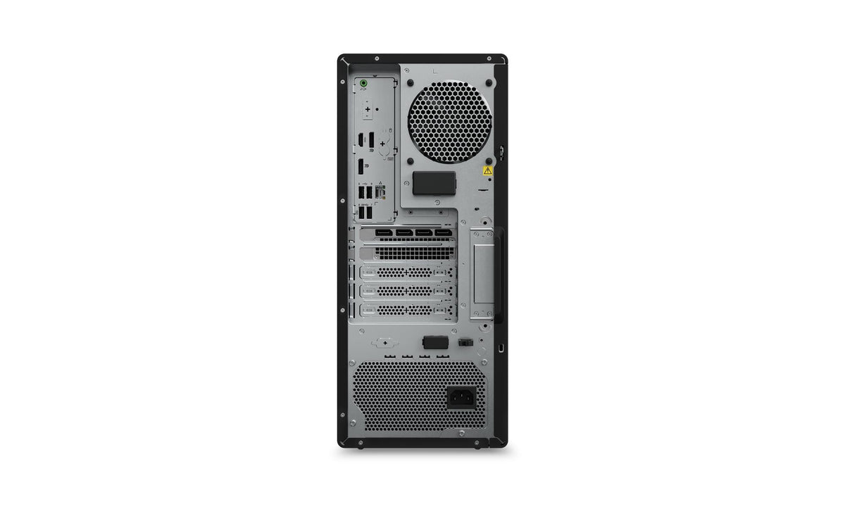 Lenovo ThinkStation P3 Tower Gen 2 – rear view