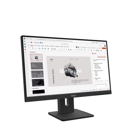 Lenovo ThinkVision E22-40 21.5" Monitor – angled view