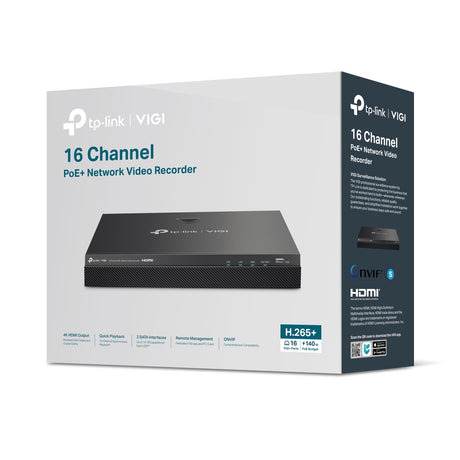 TP-Link VIGI NVR2016H-16MP – retail packaging