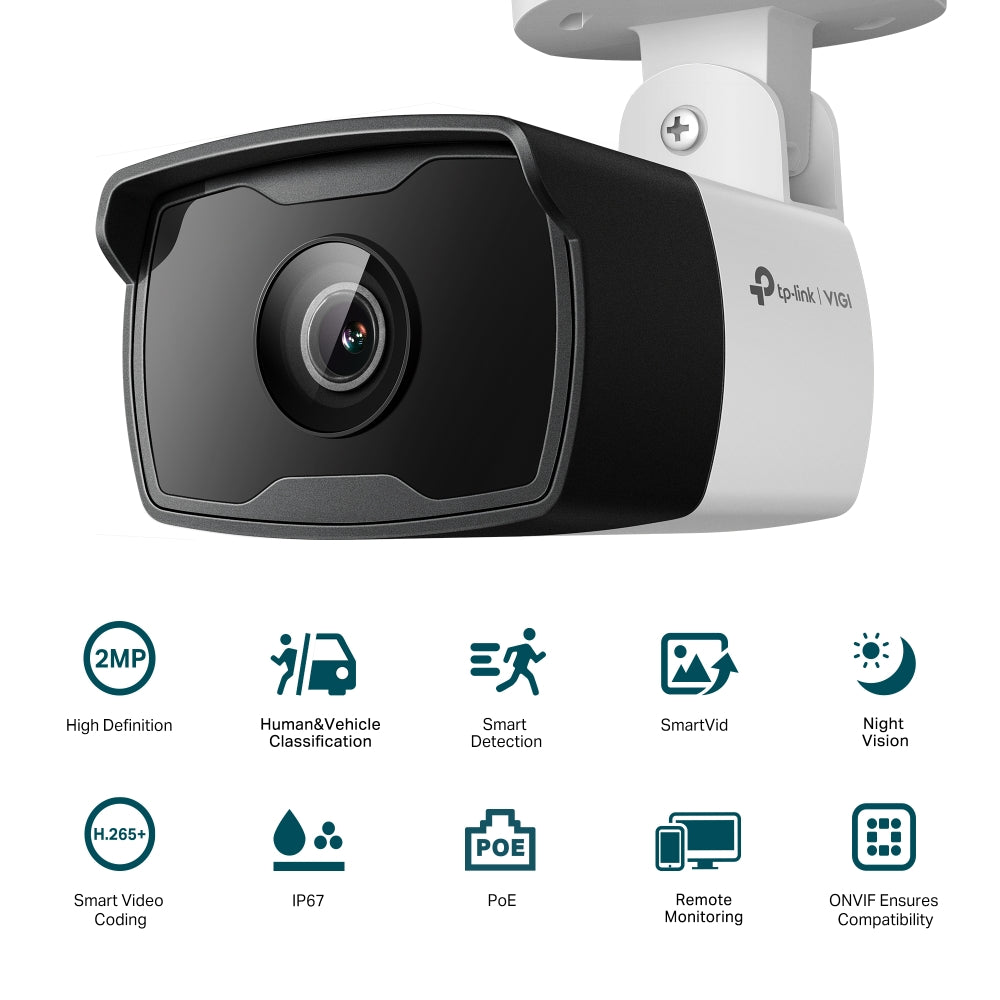 TP-Link VIGI C320I 2MP outdoor bullet camera – view 2