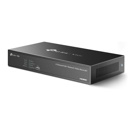 TP-Link VIGI NVR1004H-4P – front angle view