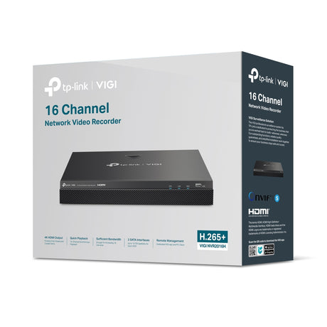 TP-Link VIGI NVR2016H – retail packaging