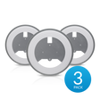 Ubiquiti Compact AP Recessed Ceiling Mount 3-Pack nanoHD-RCM-3