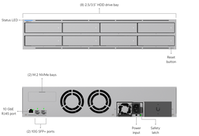 Ubiquiti UNAS Pro 8 Network Attached Storage